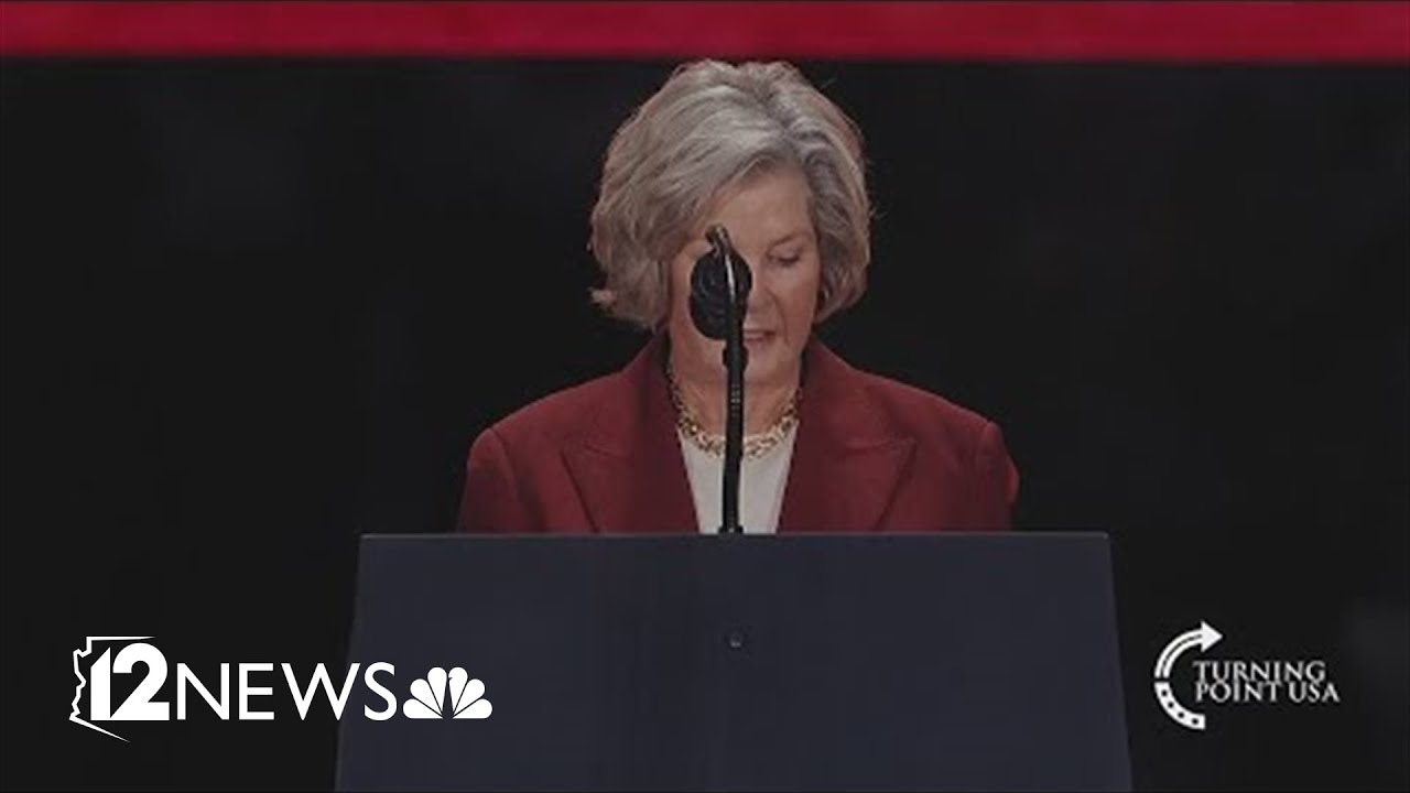 Susie Wiles speaks at Charlie Kirk memorial service