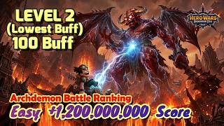 New Hero Adam Event || Easy 1,2 billion Score - LV2 - With Only 1 Pet - 100 Buff || Full Walkthrough
