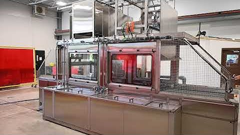 Niagara Systems Tunnel Washer - Guillotine Doors - Tote Washer and Sanitizer