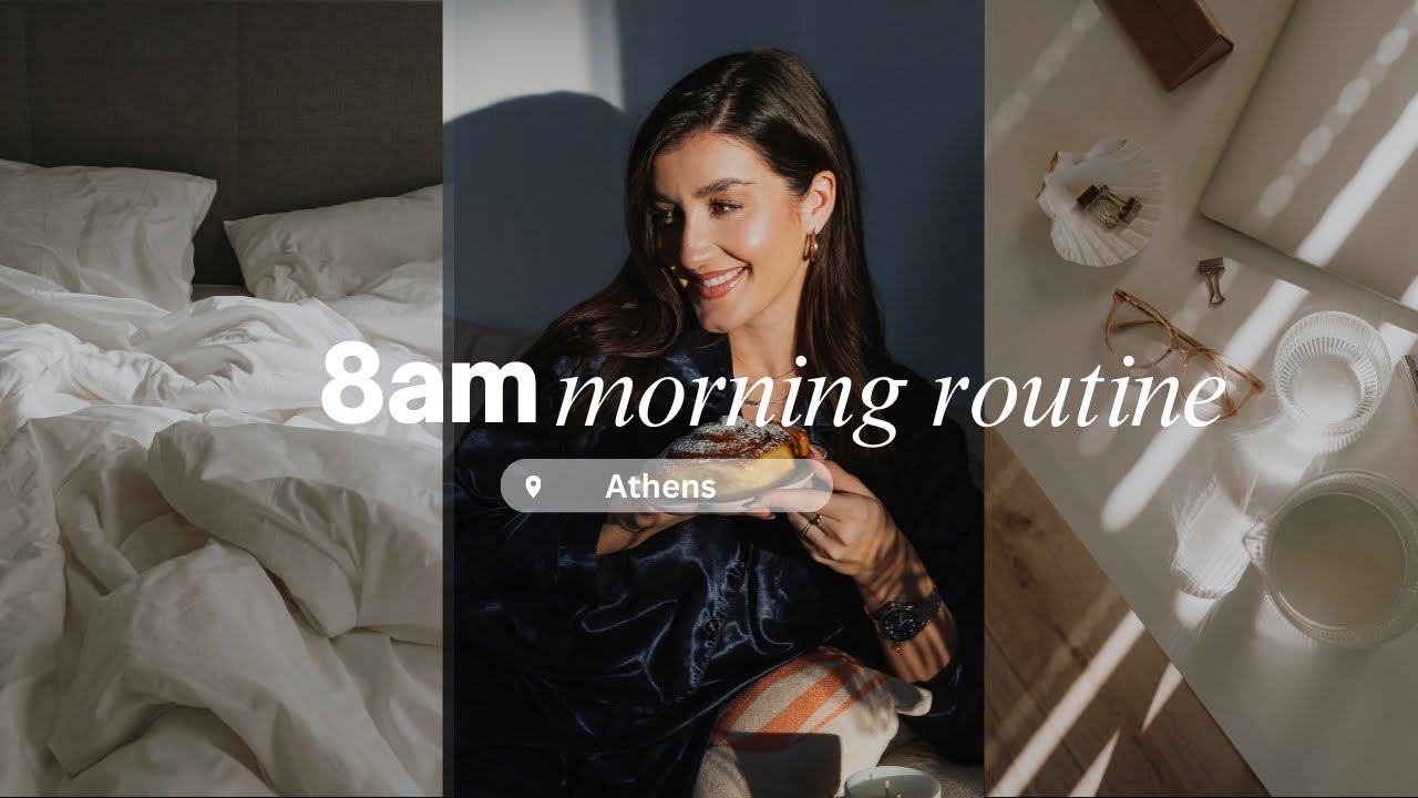 8AM Morning Routine | Skincare, Glow Up & What I Eat ✨