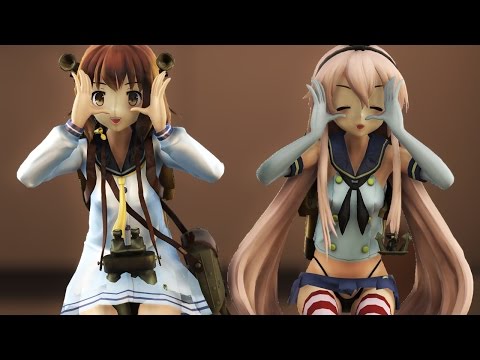 【MMD艦これ】雪風＆島風で第三次プリン戦争【60fps】