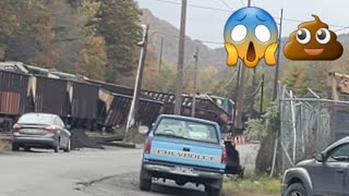 Collision and Derailment in Tamaqua, Pa.!!!!!