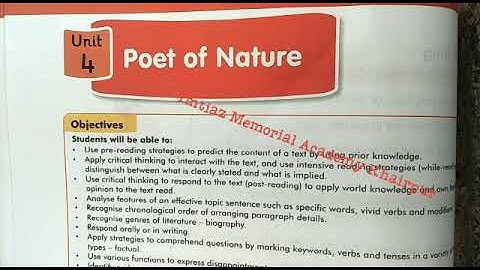 Afaq Sun series english class 7th unit 4 Imtiaz Memorial Academy Khairpur