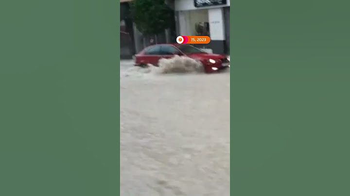 Driver swept away by floodwaters in Spain