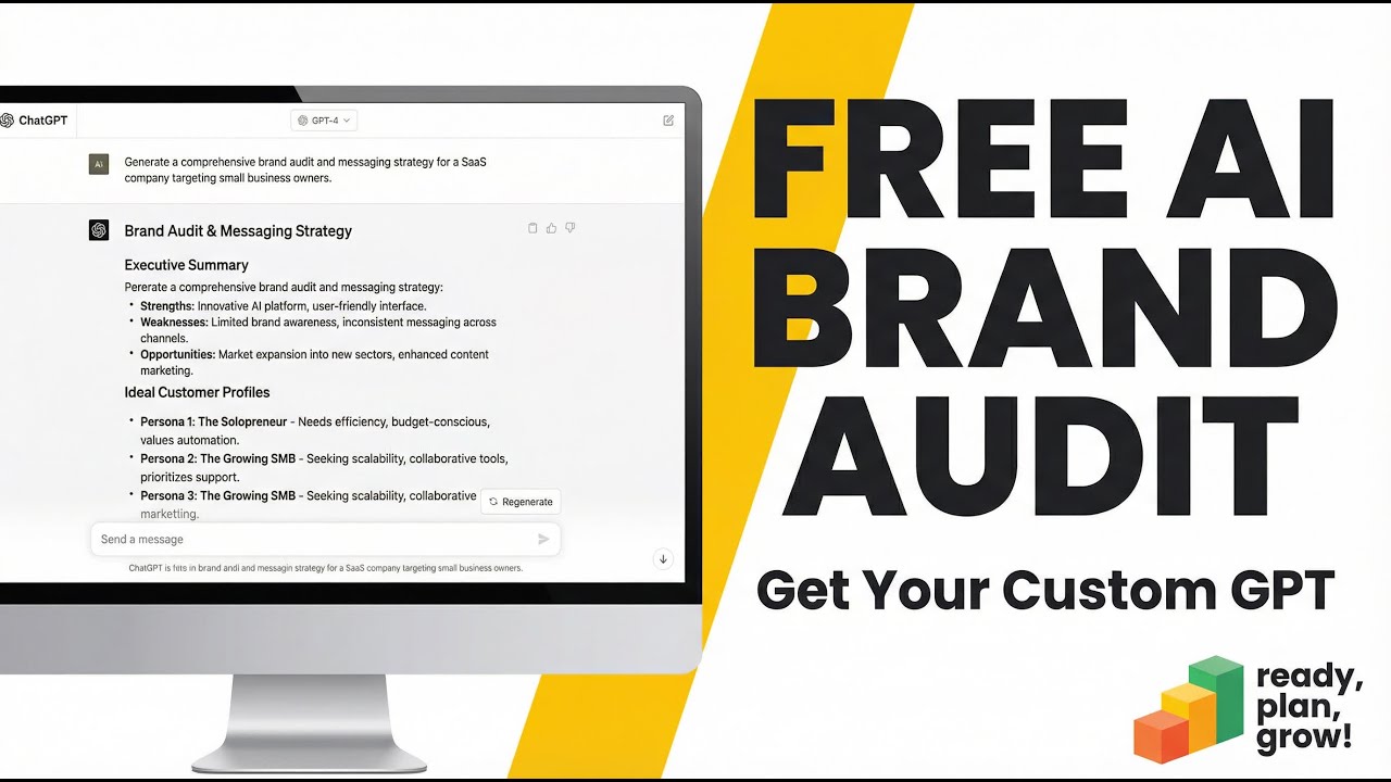 Free Small Business AI Brand Audit With Chat GPT or any other AI Tool. Get Yours in 48 Hours