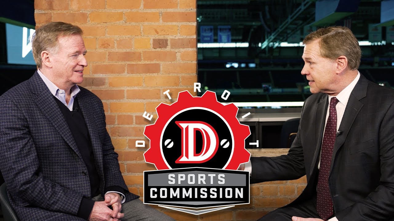 Roger Goodell: Football in Detroit - Playoffs and Draft (FULL INTERVIEW) | Detroit Sports Commission