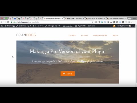 Show a MailChimp signup on link or button click in WordPress