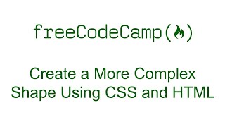 Create a More Complex Shape Using CSS and HTML