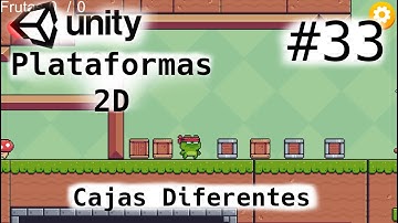 Juego De Plataformas 2D/Unity Tutorial/Cajas diferentes/Cap-33