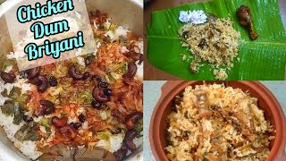 Easy to Chicken Dum Briyani /சிக்கன் தம் பிரியாணி/Rohini Samayal Receipes & Vlogs/October 2020