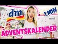 Ich öffne ALLE DM ADVENTSKALENDER in 1 MINUTE | XXL UNBOXING essence, balea, alverde, ..