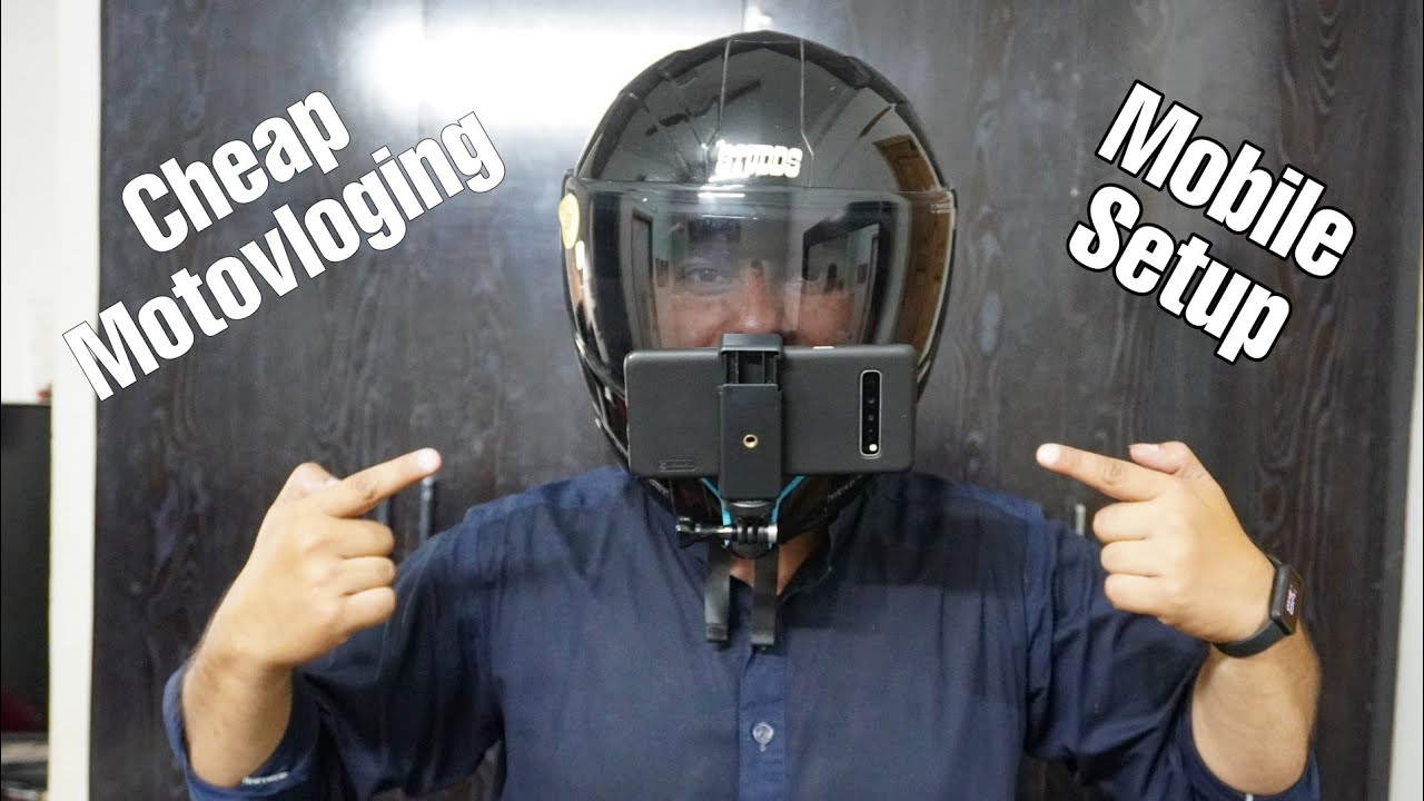 Cheap Motovloging Setup No Need Gopro Action Camera