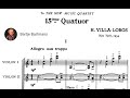 Heitor villalobos  string quartet no 15 1954