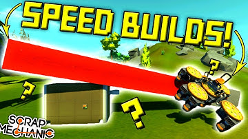 SPEED BUILD CHALLENGES with DISCORD (Ep 2)! - Scrap Mechanic Gameplay