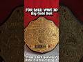 SOLD: WWE 3D Big Gold Belt #shorts #wwe #collection WWE Replica Belt Review