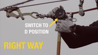 Klein Tools Web-Strap Hoist Deluxe with Removable Handle