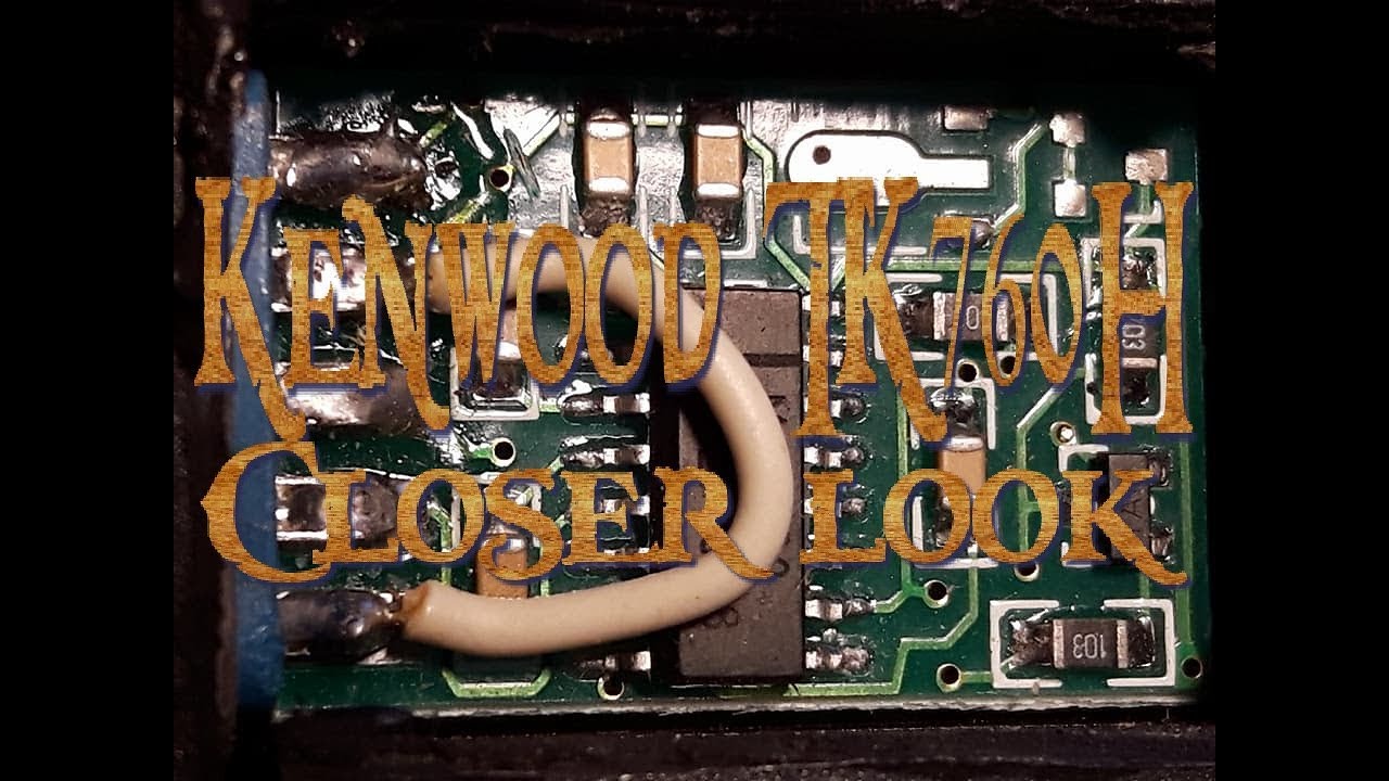 KENWOOD TK-760H - Closer look - YouTube