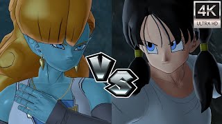 Videl Vs. Zangya - Hardest Level Epic Fight Dragon Ball Raging Blast 2 4K