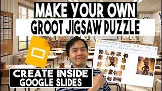 How to create a Baby Groot Jigsaw Puzzle for Personal Use Only