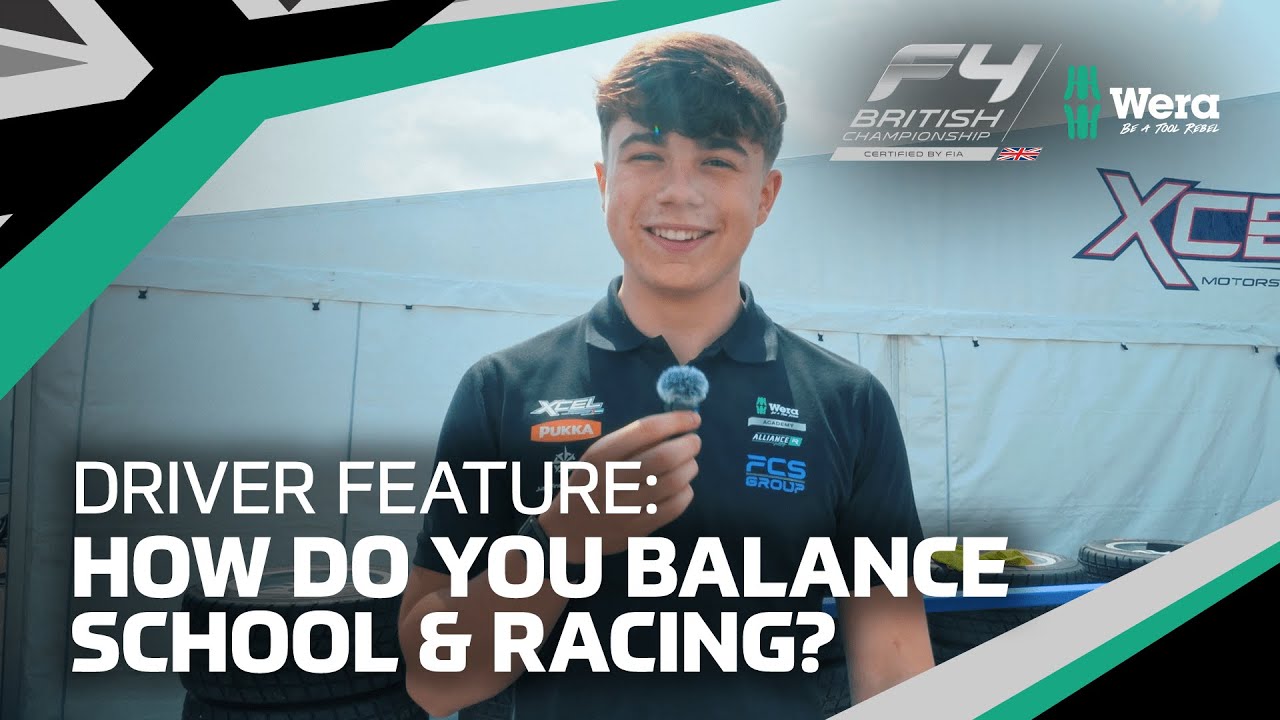 Exam finished - now to jump into an F4 car! | Balancing Studying & Racing | Wera Tools British F4