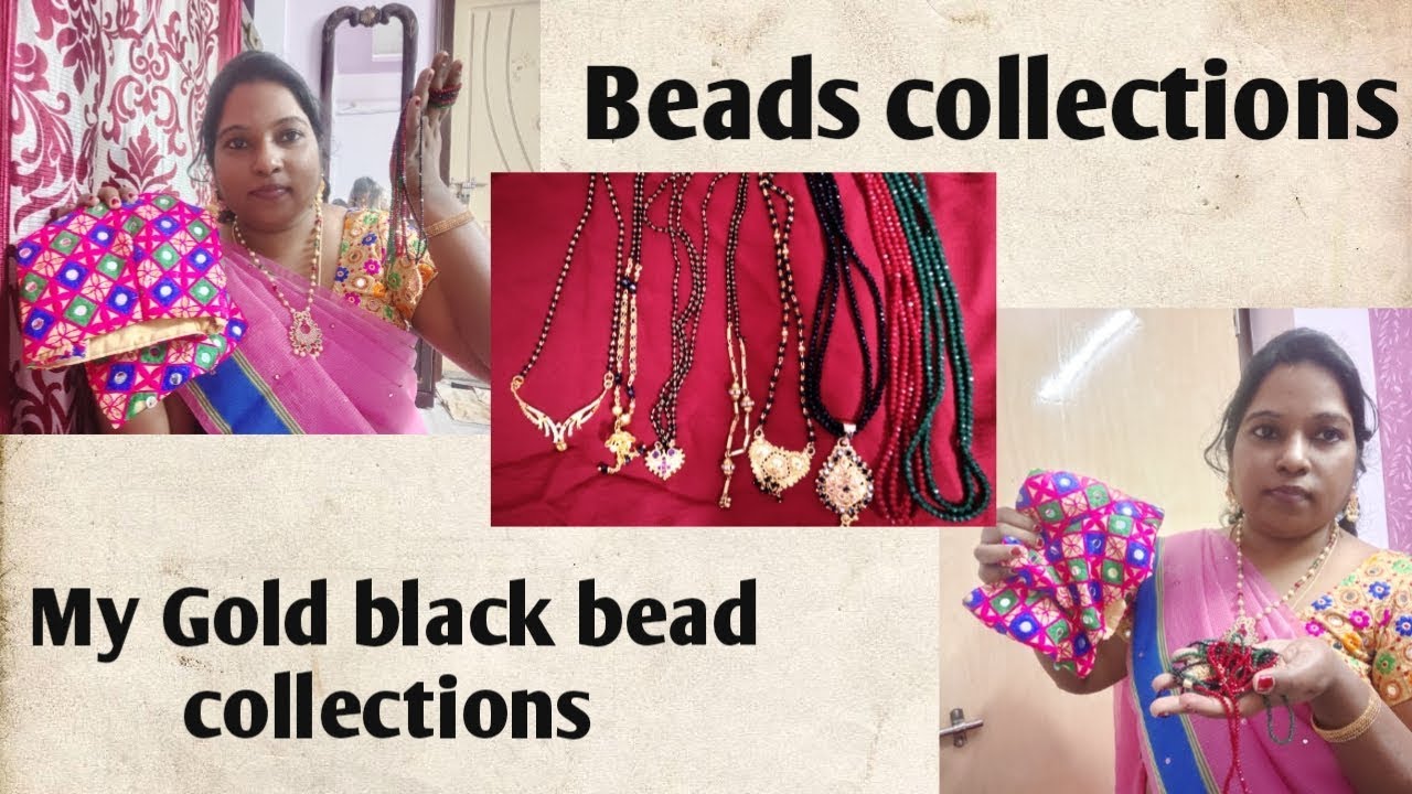 My Beads & Black bead collections || Designer/Mirror blouse || Boon passion