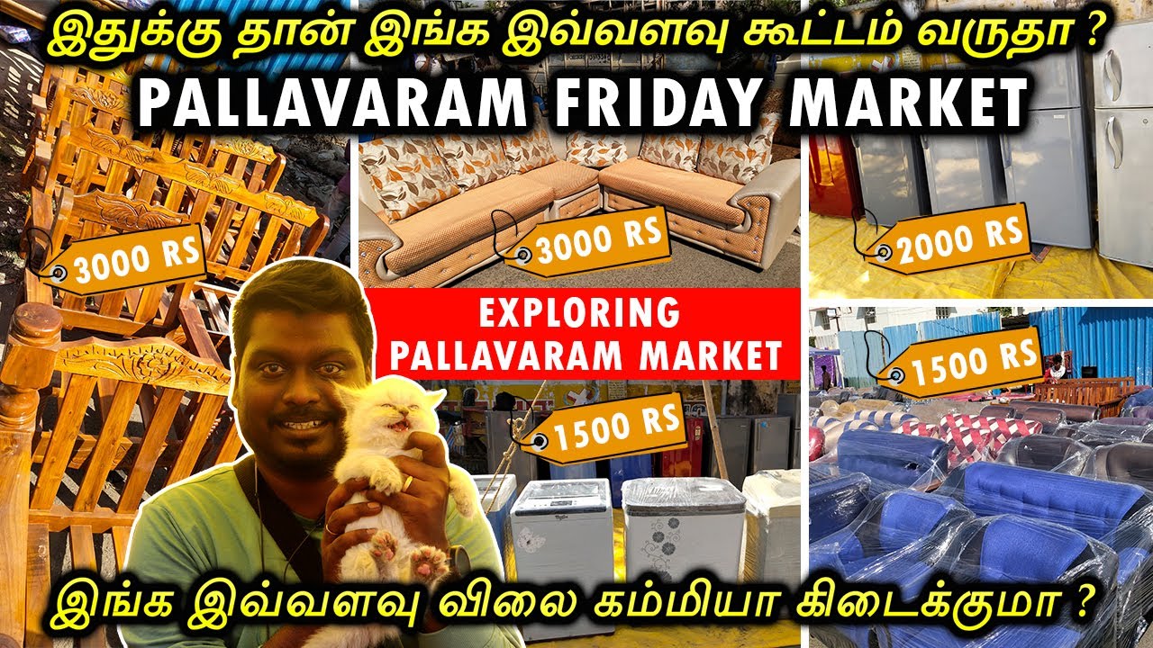 Exploring PALLAVARAM FRIDAY MARKET 😃 பல்லாவரம் சந்தை! Video Shop