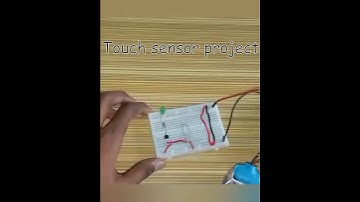 touch sensor: how to make simple touch sensor with bc547 transistor #shorts #touchsensor