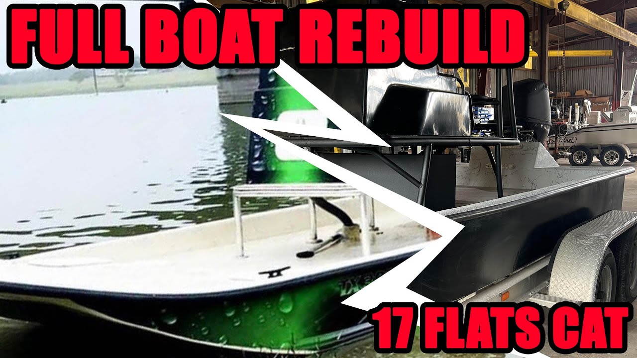 Full Flats Cat Rebuild Boat Project Part1