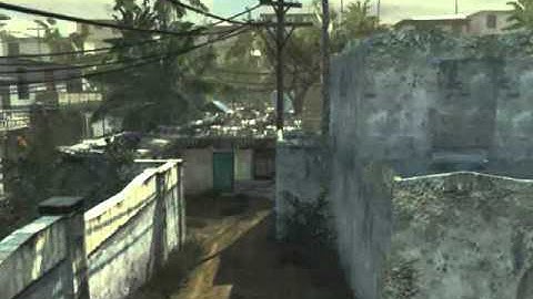 throwing knife accros the map kill  on mission - mw3 cod