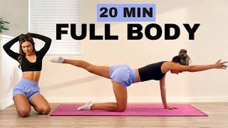 20Min FULL BODY PILATES | Model Sculpt Flow (Slim Waist & Toned Body)