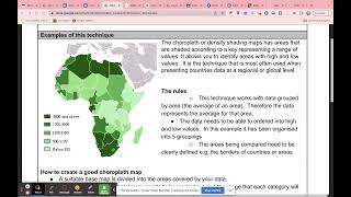 Choropleth Mapping Suitability