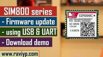 Uploading a new firmware image to SIM800 family GSM/GPRS module