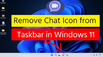 How to Remove Chat Icon from Taskbar in Windows 11?