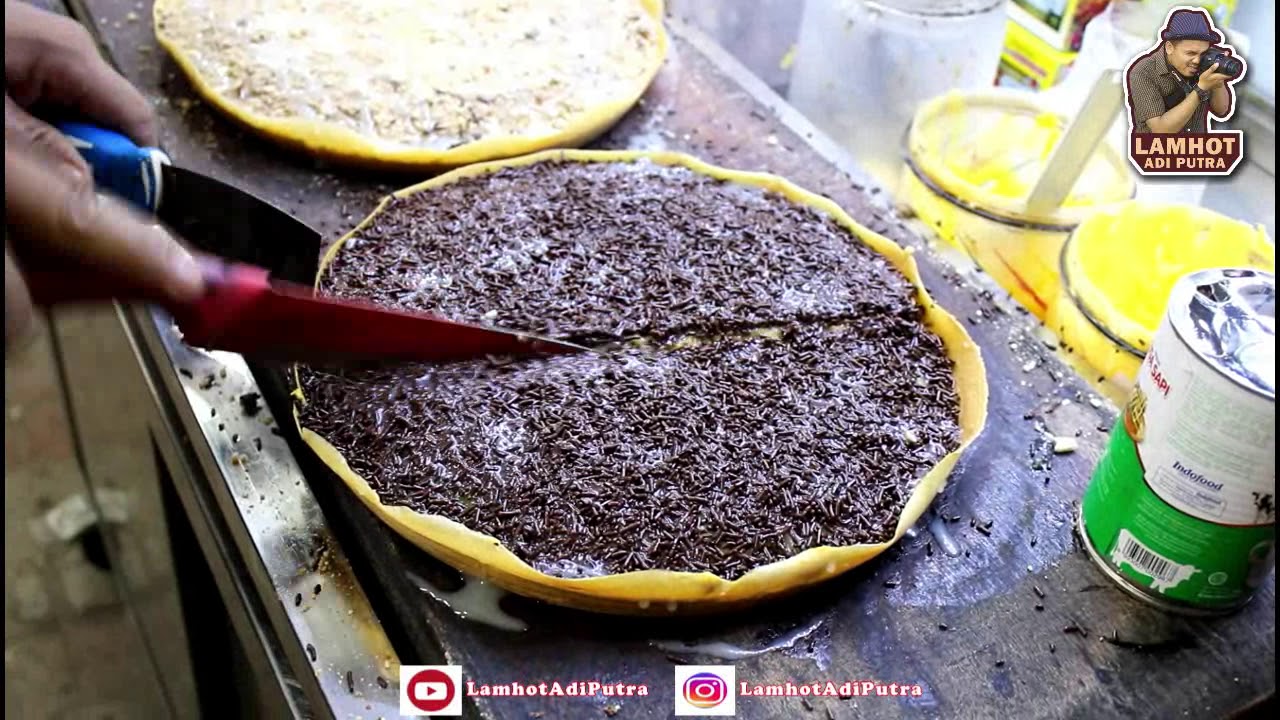 MARTABAK BANGKA RASA COKLAT KACANG~JUALAN 1000 BIJI PER HARI~INDONESIA