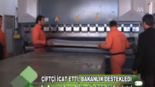 Çiftçi icat etti, bakanlık destekledi