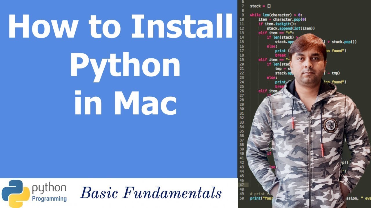 how to start using python on mac