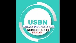 Vidio ini berisi predikasi soal uraian usbn mapel bahasa indonesia smp
tahun 2018. semoga bermanfaat