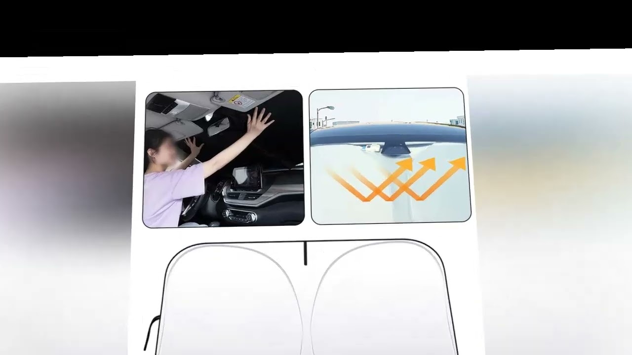 Windshield Sun Shades-UV Reflective Heat Shield, Premium Car Visor Cover For Mercedes Benz GLC Class