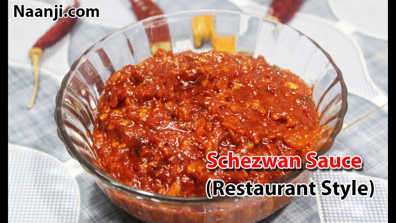 Schezwan sauce Schezwan chutney recipe YouTube