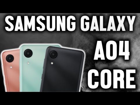 Samsung Galaxy A04 Core El nuevo Gama Baja que si vale la pena AL FIN!!!!