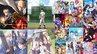 ANIME PRINTEMPS 2019 Nouveautés Simulcast que je regarde (One punch man!) + Suites & Fins de Séries