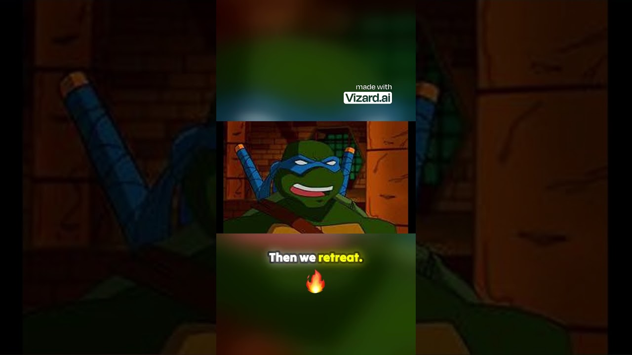 Leonardo  The Serious Leader Meditating in Sewer Chaos