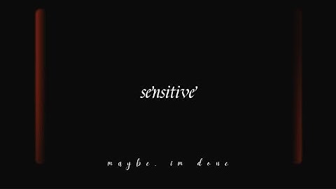 Mixer OfficialVevo - sensitive (Official Lyric Video)