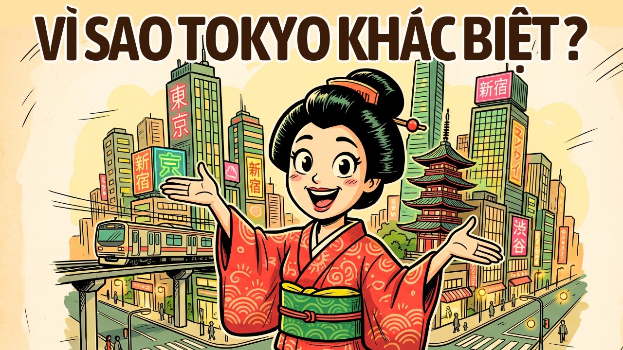 Vì sao Tokyo lại trái ngược với mọi thành phố lớn Khác?