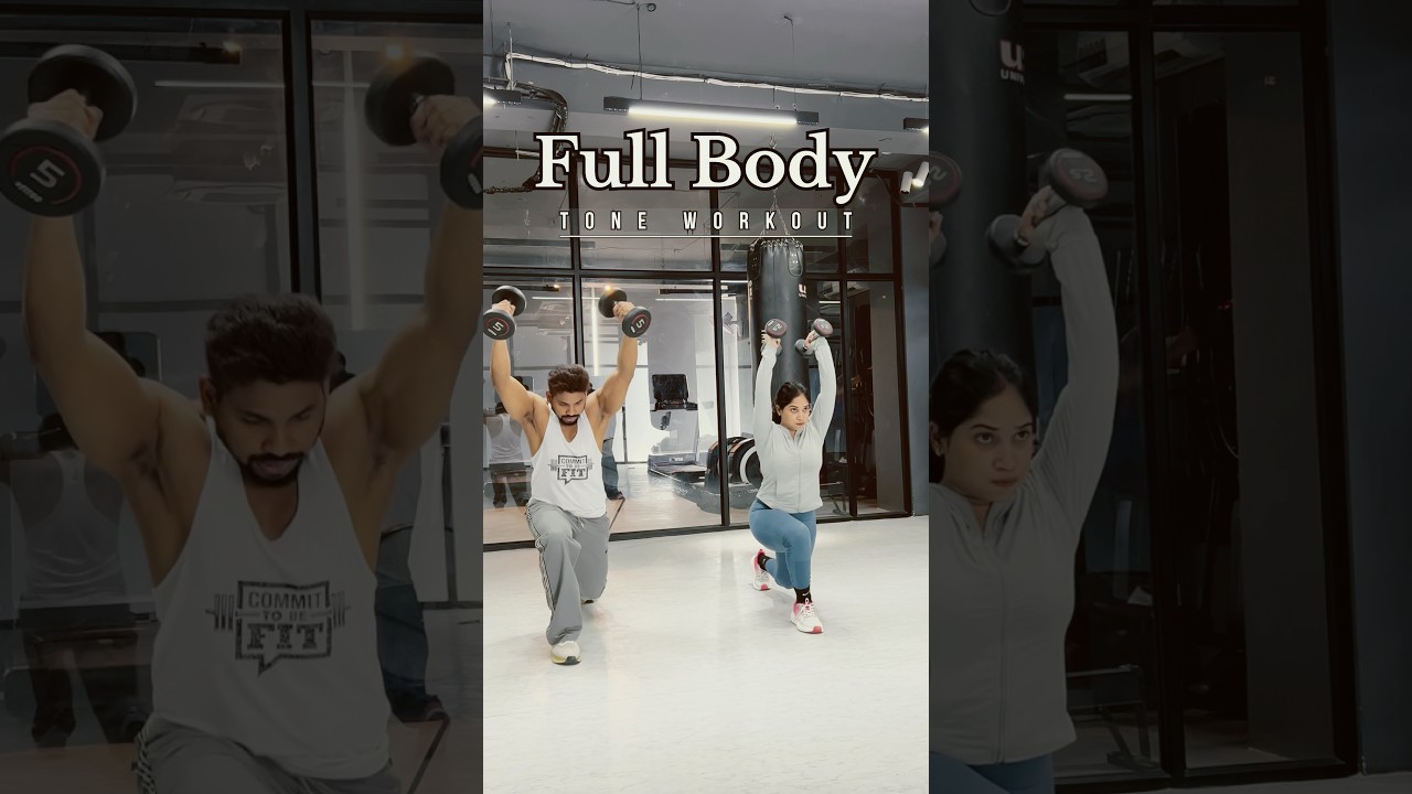 Full Body tone home workout #trendingshorts #viralshort #shortsfeed #shortsvideo #youtubeshorts #fit