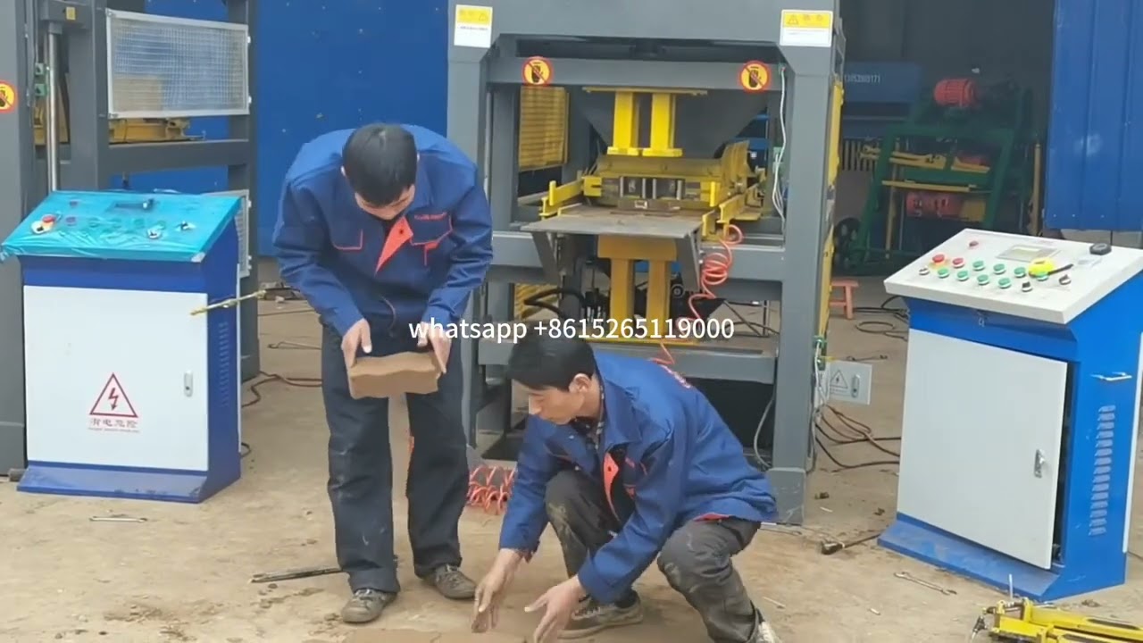 clay interlocking bricks machine mud block making machine Lego block machine