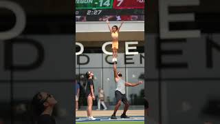 Rate Jayden's stunt from 1-10 💯💪🏼🤸🏽 #gymnastics #cheerleader