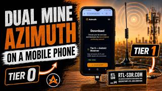 Dual Mining Azimuth on a Mobile Phone | Tier 0 and Tier 1 Node Setup