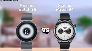 Xiaomi Watch S4 Vs Realme Watch S5  :-⚡ Full Specifications 💯