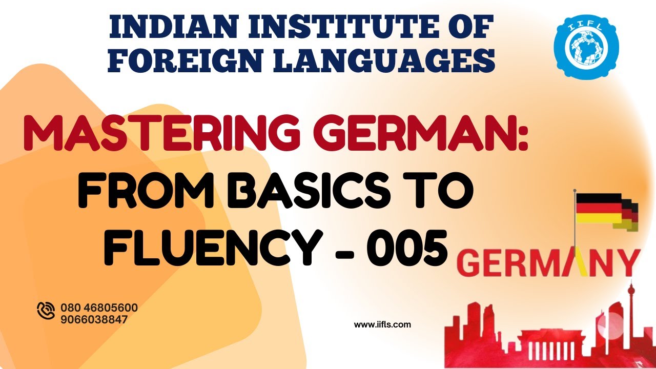 Mastering German: From Basics to Fluency....005 - German Phrases - YouTube